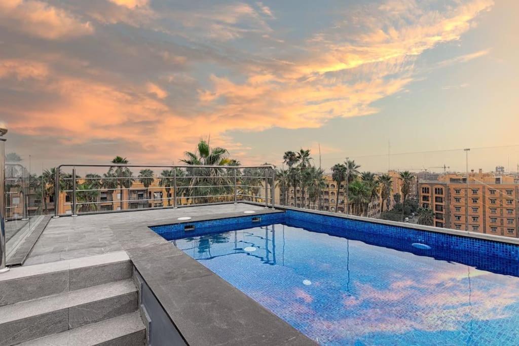 Appartement Cosy Au Coeur De Marrakech Avec Piscine 마라케시 외부 사진