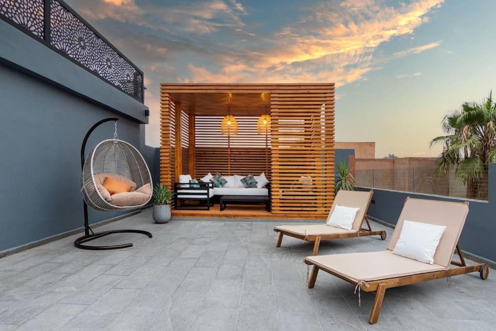 Appartement Cosy Au Coeur De Marrakech Avec Piscine 마라케시 외부 사진